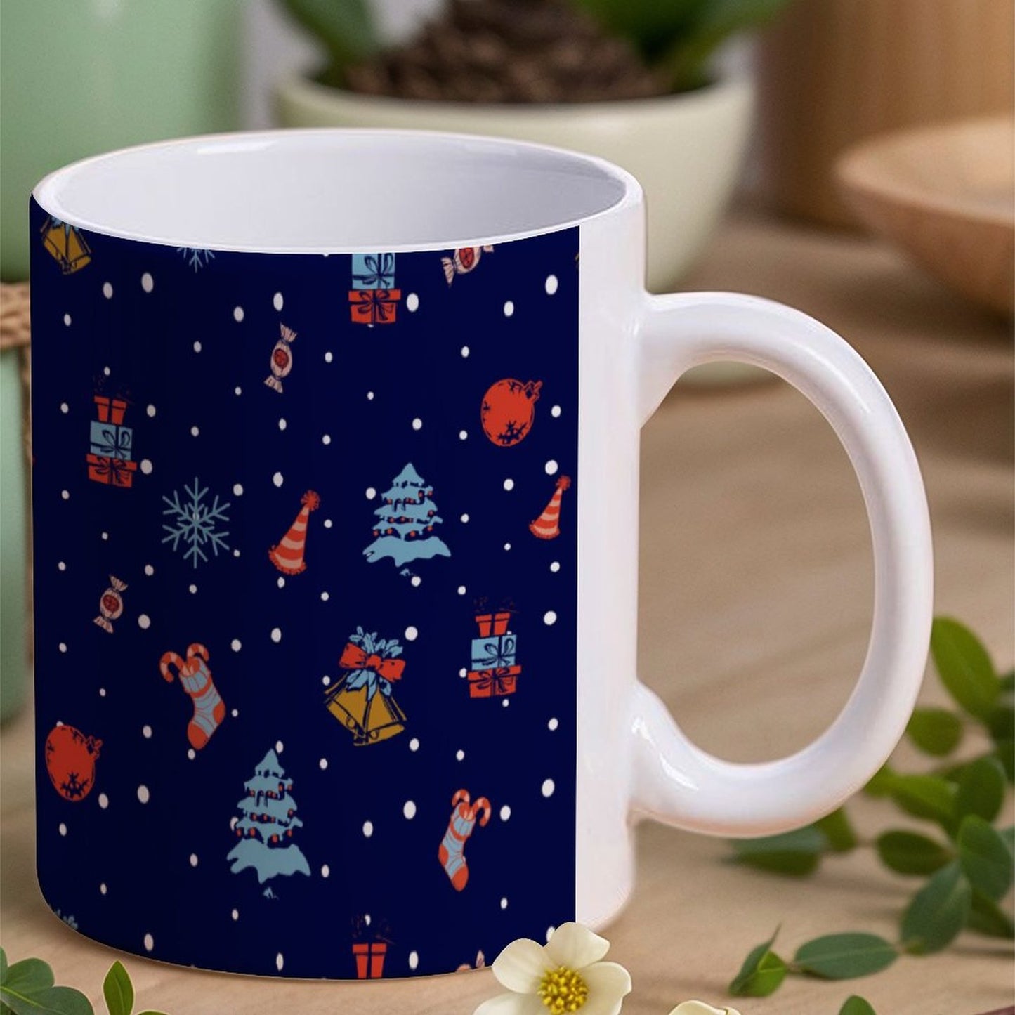 POD US Local White mug with full print, Christmas 0062