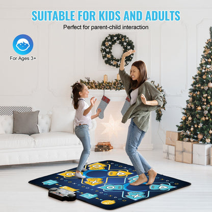 US Local VEVOR Dance Mat For Kids Dance Pad Toys Two Player Gift For 3  Year Old Girls
