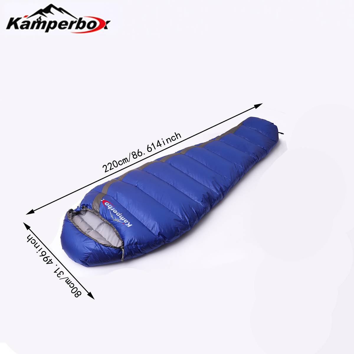 US Local Kamperbox Sleeping Bag Winter Low-temperature Down Sleeping Bag Camping