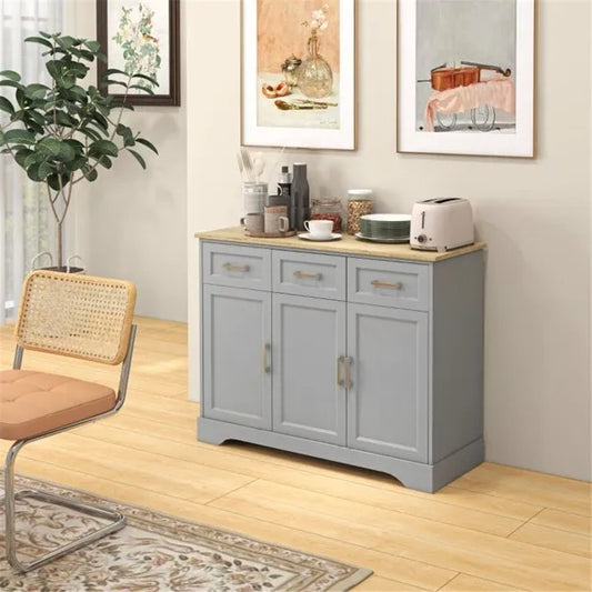 US Local Kitchen Cabinet-Gray