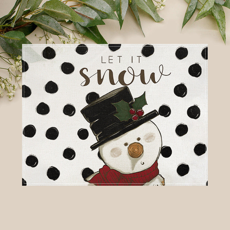 Christmas Printing Non-slip Placemat