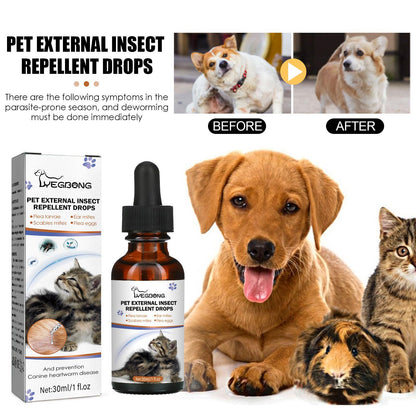 US Local Igbang Pet External Deworming Drops For Cats And Dogs To Remove Ticks And Fleas