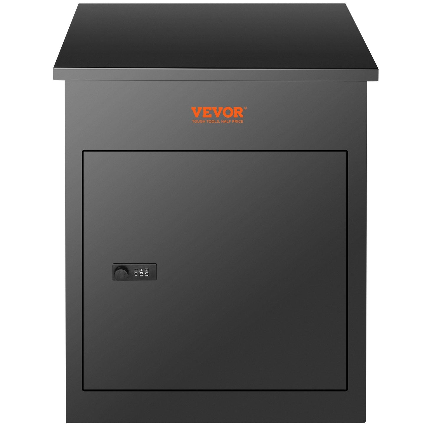 US Local VEVOR Package Delivery Boxes For Outside, Extra Large Mailbox With Coded Lock, Galvanized Steel Wall Mounted Mailboxes , Anti-Theft Baffle, IPX3 Waterproof For Porch, Curbside