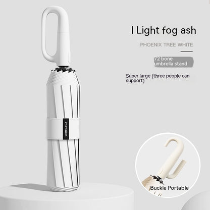 US Local 72 Automatic Buckle Umbrellas Portable Plus-sized Thickened