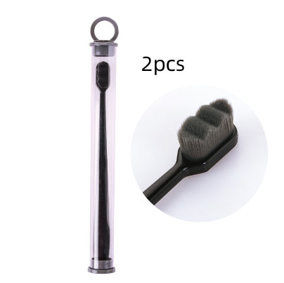 US Local Ultra-fine Toothbrush Super Soft Bristle Deep Cleaning Brush Portable For Oral Care Tools Teeth Care Oral Cleaning Travel