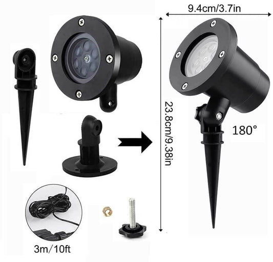 US Local 48 Pattern Christmas Projector Laser Light Snow LED Lamp Landscape Garden XMAS