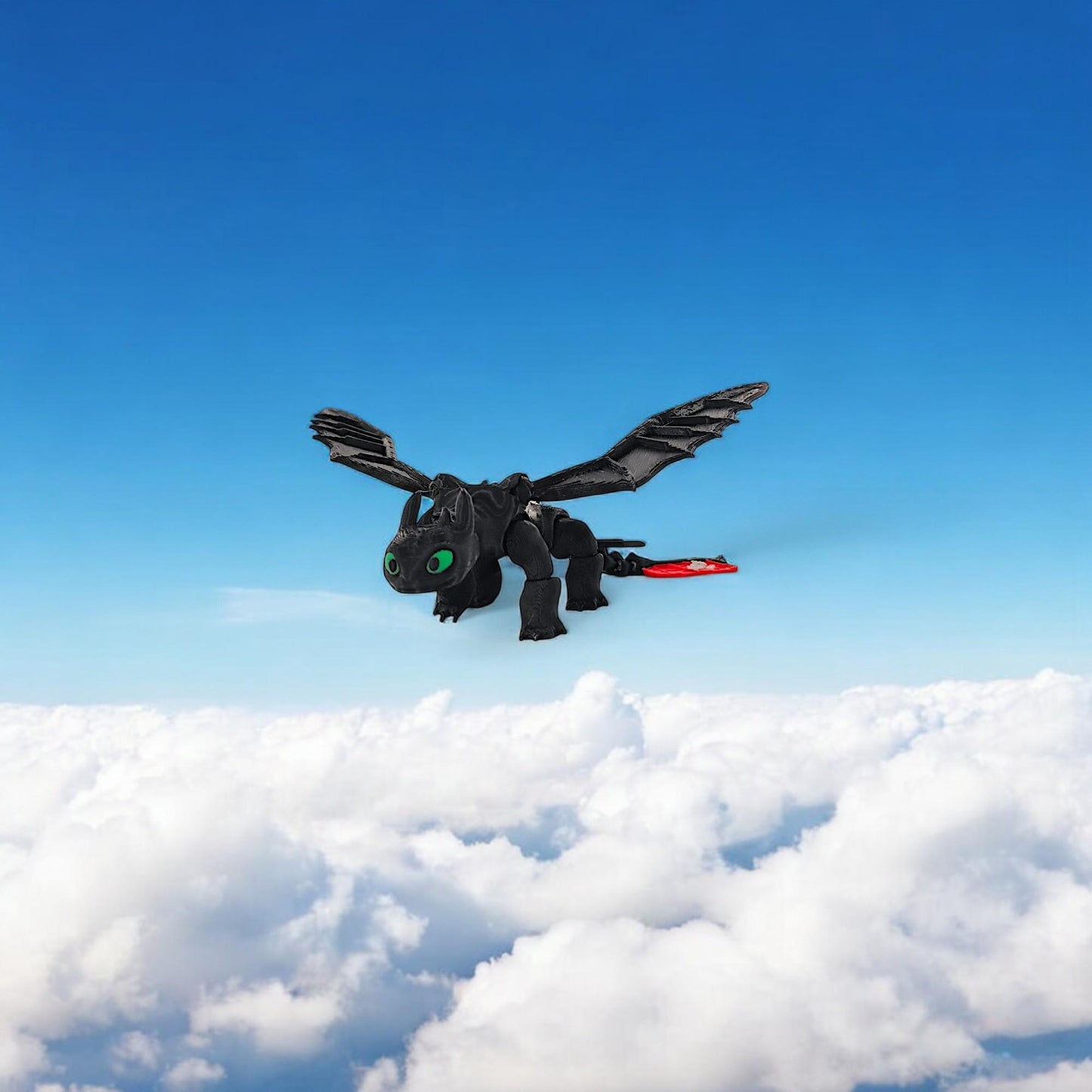 US Local Toothless Dragon Cute Cool Design High Texture Exquisite Details Charming Appearance Dinosaur Fans Collectible Home Decorations