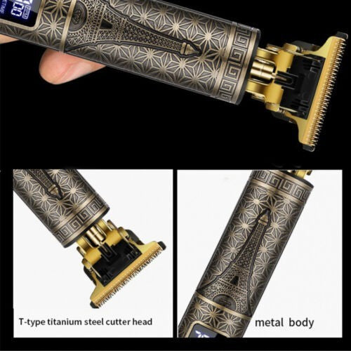 UK Local Beard Trimmer Hair Clippers Cordless Rechargeable Hair Cutting Barber Shaving Machine For Men USB Charging