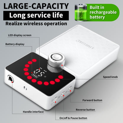 US Local Nail Drill, Portable Electric Nail File 50000RPM, Rechargeable Nail Drill Professional With Bits & Base, For Acrylic Gel Nails, E-File Machine, Manicure Polishing, For Salon Home