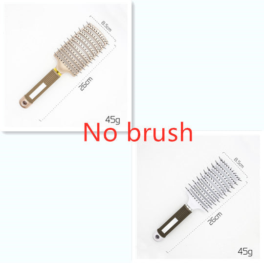 US Local Hairbrush Anti Klit Brushy Haarborstel Women Detangler Hair Brush Bristle Nylon Scalp Massage  Teaser Hair Brush Comb