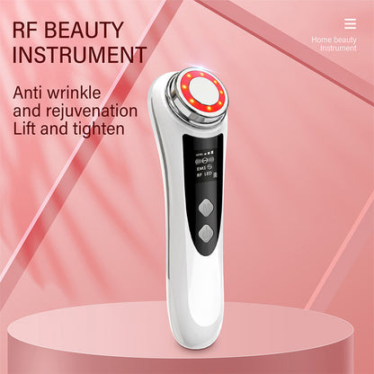 US Local RF & EMS Multi Functional Beauty Devices With Red Blue Light Therapy, Deep Cleansing On Skin Care Tools