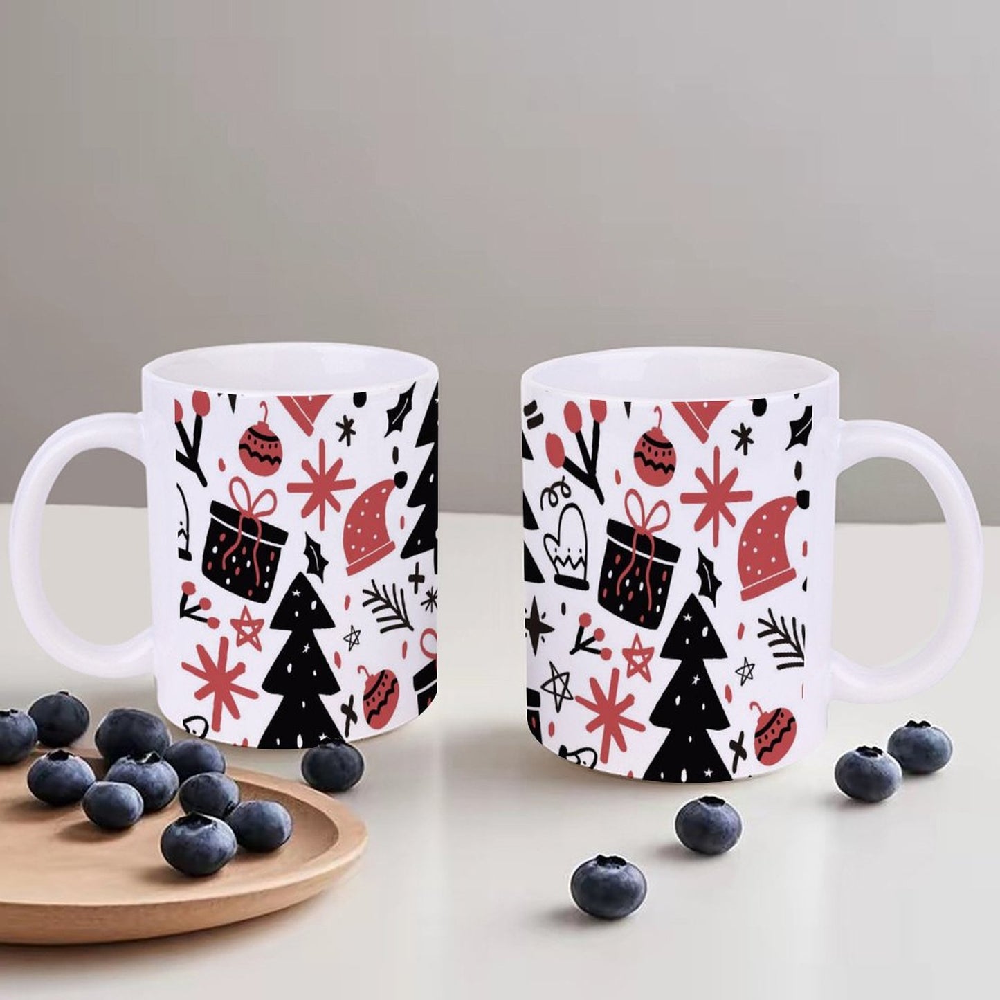 POD US Local White mug with full print, Christmas 0059