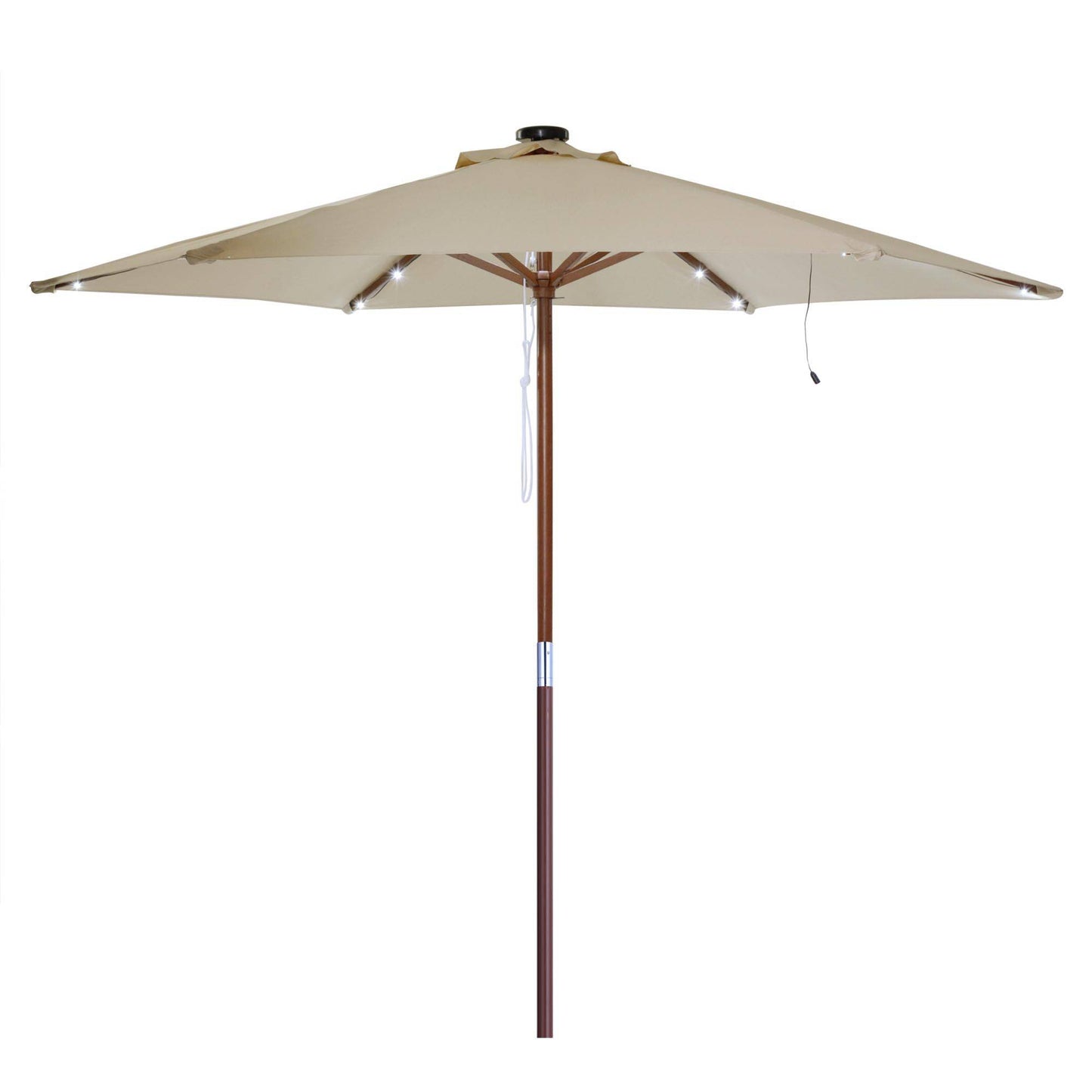 30 LEDs Solar String Light Cool White For 8 9 6rib WD Umb