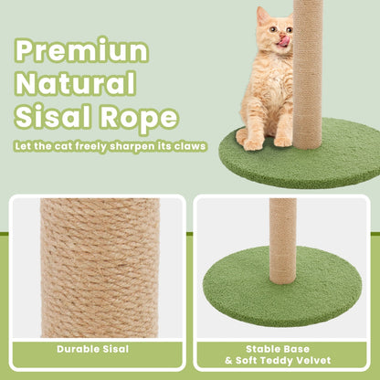 US Local Cat Scratching Post, 33 Cat Scratcher Tall Scratching Posts With Dangling Ball For Indoor Cats