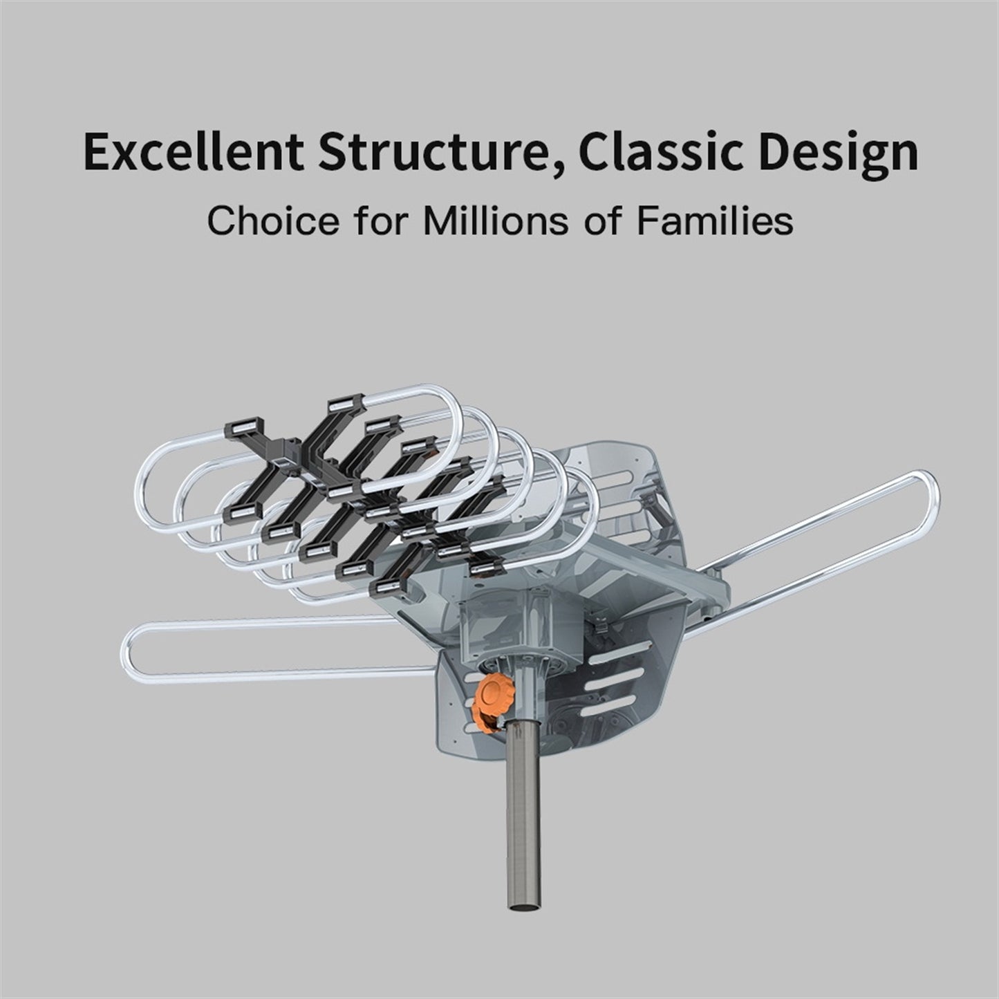 US Local Outdoor Antenna, Without Bracket, 360 Degree Rotation Of US Spec