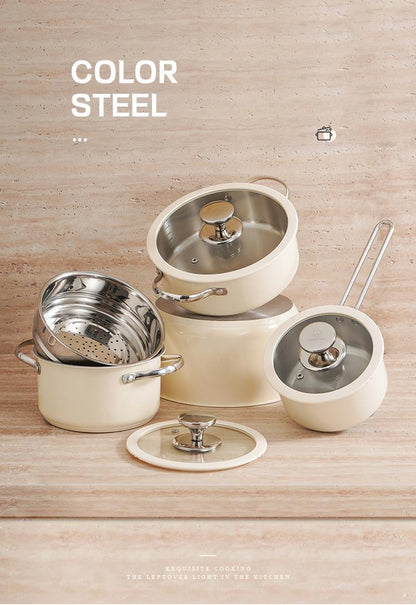 US Local Stainless Steel Pot 4-piece Set