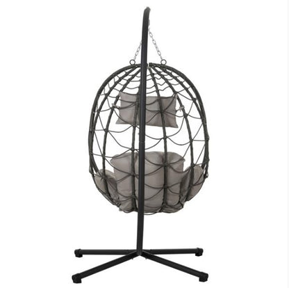 US Local Indoor And Outdoor Swing Chairs, Hanging Basket Chairs With Stands Are Suitable For Bedrooms, Living Rooms, Balconies