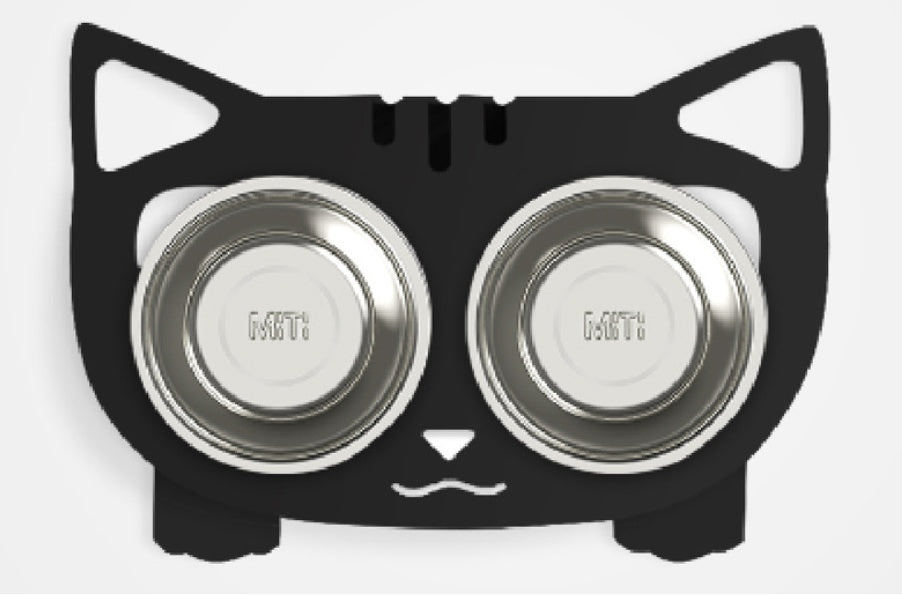 US Local Anti-falling Cat Dog Feeding Water Bowl