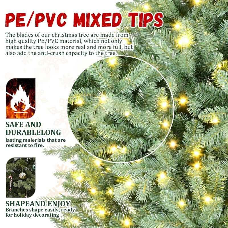 US Local PE, PVC Christmas Tree, Green