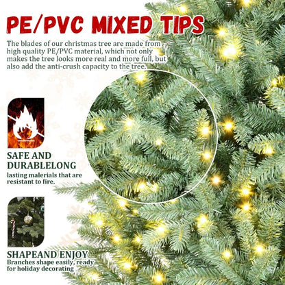 US Local PE, PVC Christmas Tree, Green
