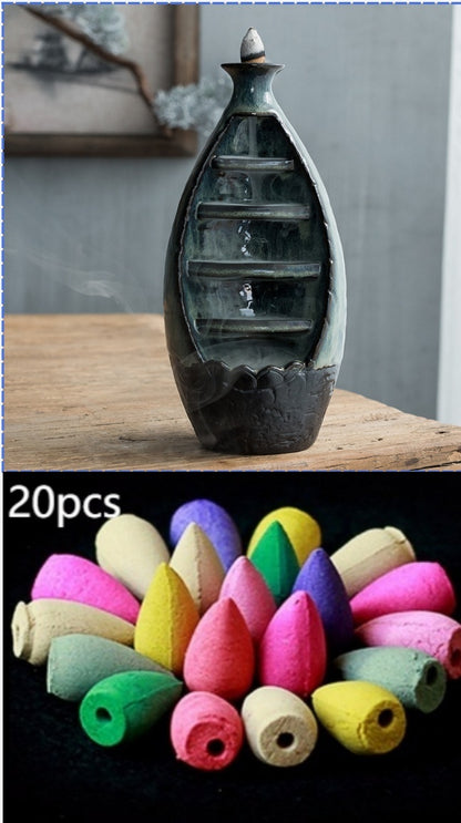 Indoor Incense Tower Incense Cone Incense View Smoke