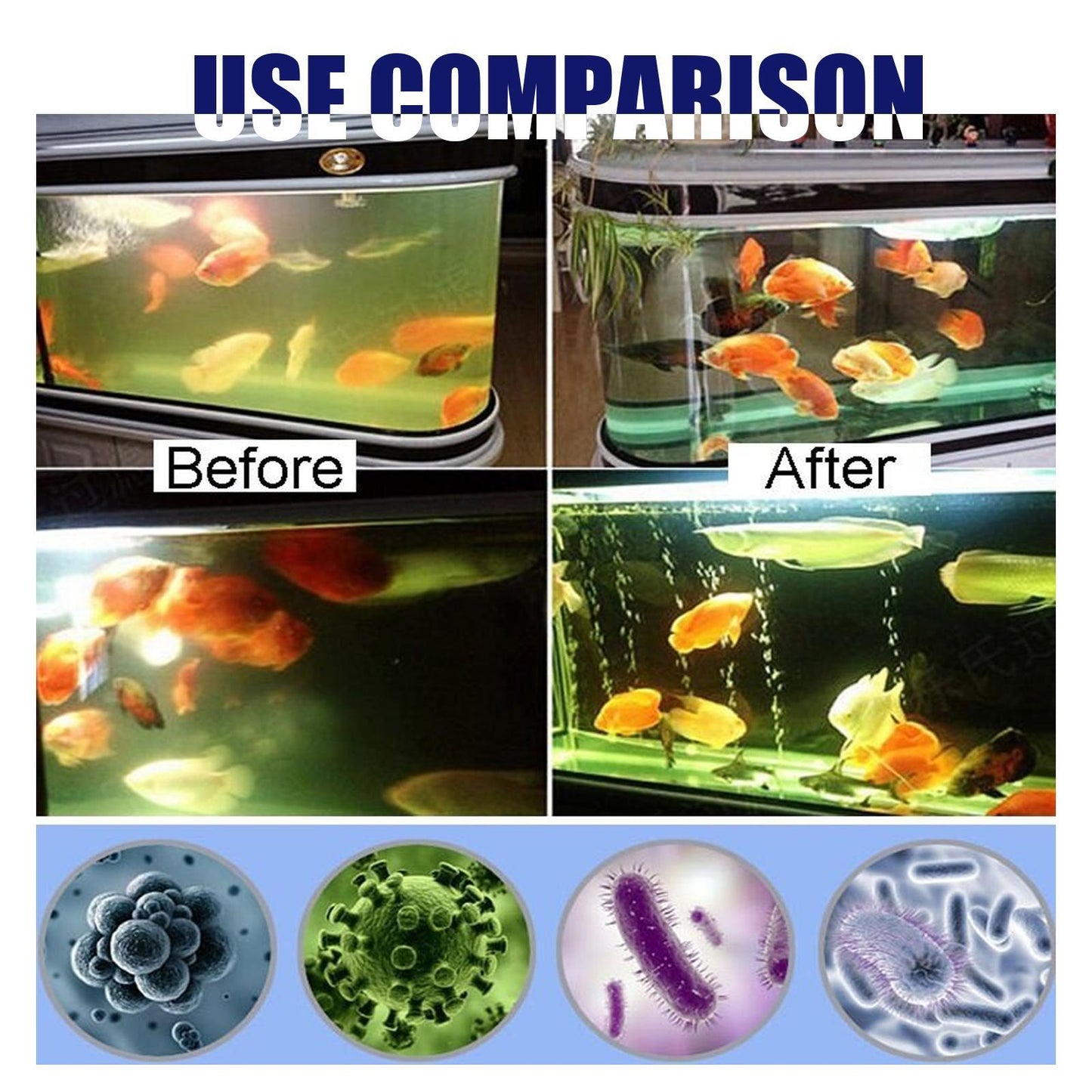 US Local Igbondigal Lichen Fish Tank Cleaning Supplies Algaecide To Remove Moss And Green Water Algae