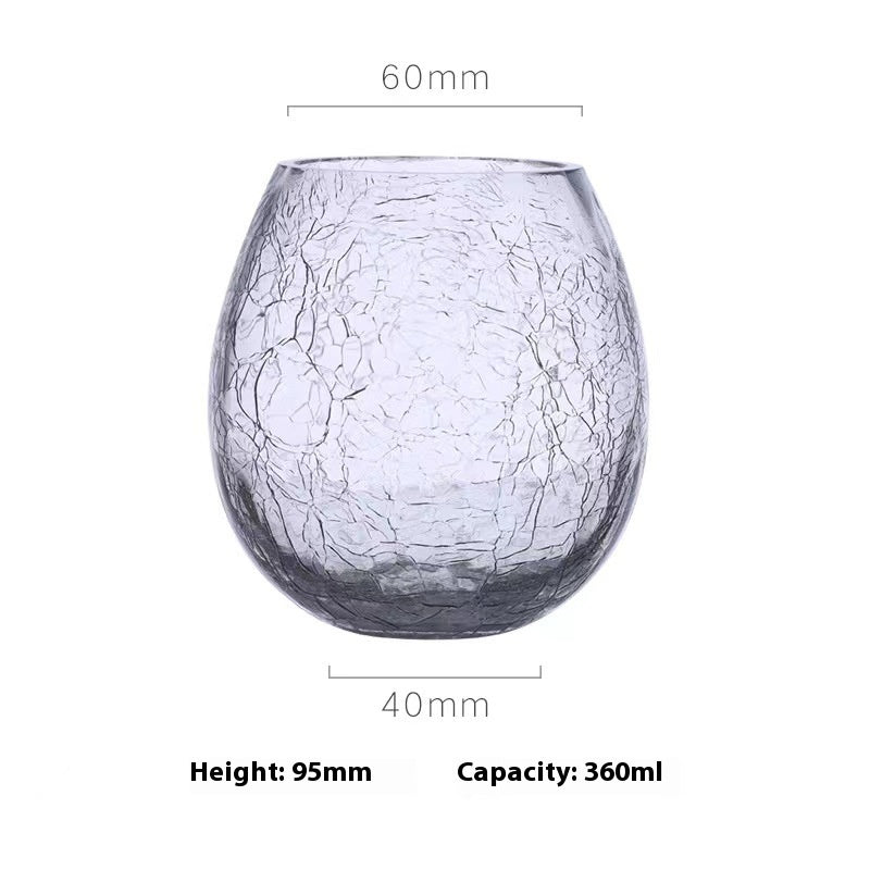 Modern Minimalist Good-looking Ice Crack Glass