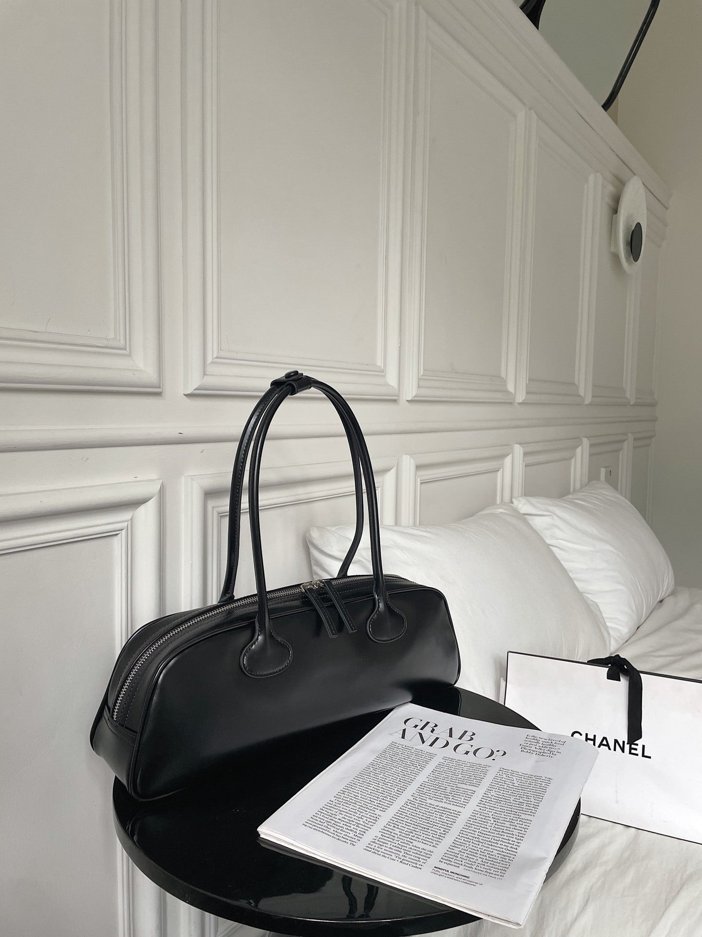 Retro Baguette High-quality Portable One-shoulder Underarm Genuine Leather Bag