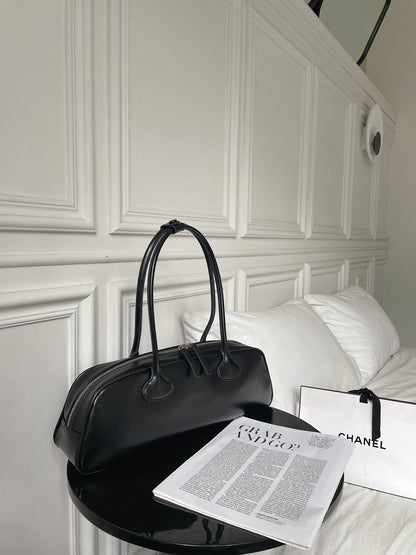 Retro Baguette High-quality Portable One-shoulder Underarm Genuine Leather Bag