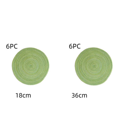 Western-style Placemat Home Placemat Coasters Heat Proof Mat