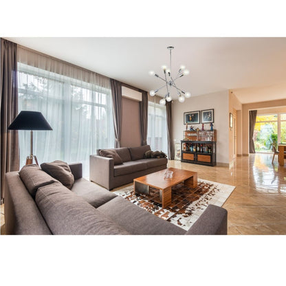 US Local Modern Sputnik Chandelier Lighting 10 Lights With Adjustable Arms Chrome Pendant Lighting