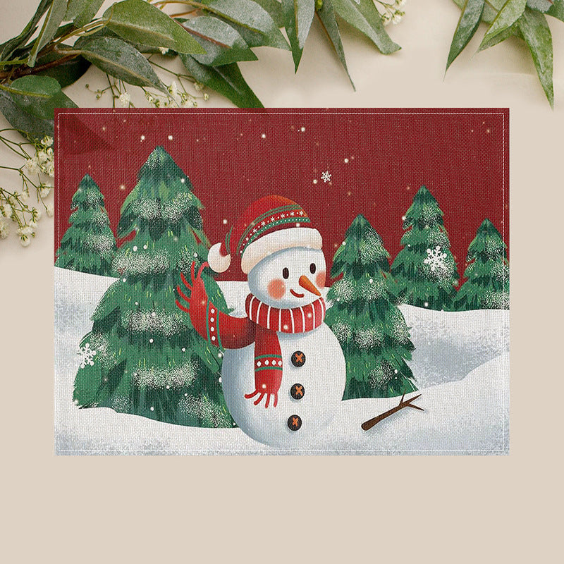 Christmas Printing Non-slip Placemat