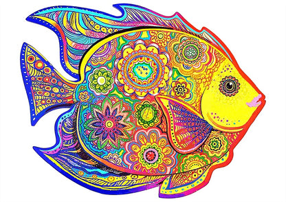 US Local Each Piece Is Animal Shaped Christmas Gift Colorful Elephant Turtle Wooden Jigsaw Puzzles