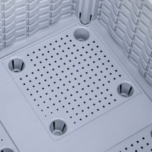 US Local Outsunny 2 Piece Raised Garden Bed With Legs, Self-Watering Planter Box Raised Bed To Grow Flowers, Herbs Vegetables, Gray