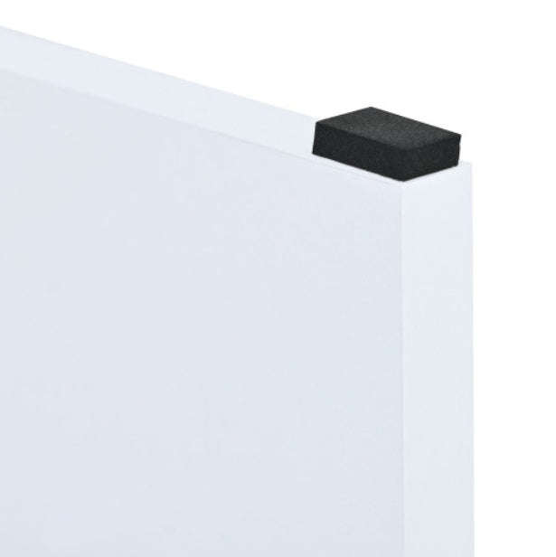 UK Local Dining Table With 2 Benches Dining Table Set For Kitchen, Dining Room, Small Space Artificial Marble White