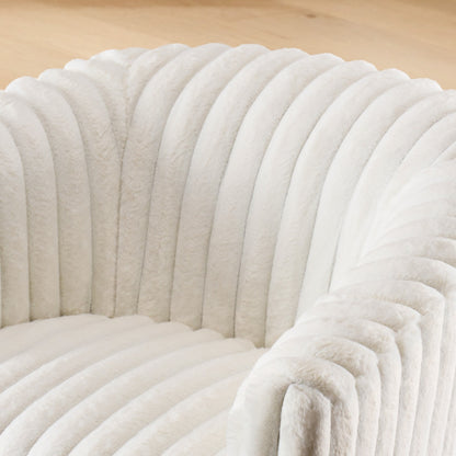 US Local Single Sofa, A Soft Touch Casual Sofa That Can Rotate 360 Degrees