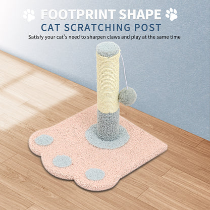 US Local Cute Paw Footprints Cat Scratch Columns, Grinding Claws To Play With Dual Functions, With Cute Footprint Shapes, Contracting Cats To Grind Their Claws Happily
