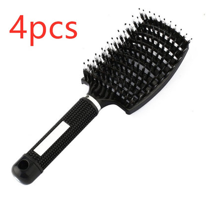US Local Hairbrush Anti Klit Brushy Haarborstel Women Detangler Hair Brush Bristle Nylon Scalp Massage  Teaser Hair Brush Comb