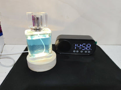 BT Music Alarm Clocks Mirror FM Radio LED Digital Clock 2 Alarm Snooze 24H Electronic Watch Dimming Table Phone Stand USB Clocks