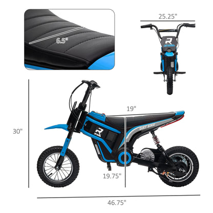 US Local 24V 350W Electric Dirt Bike Up to 15 MPH w/ Twist Grip Throttle