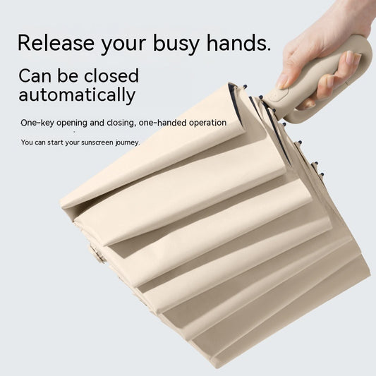 US Local 72 Automatic Buckle Umbrellas Portable Plus-sized Thickened