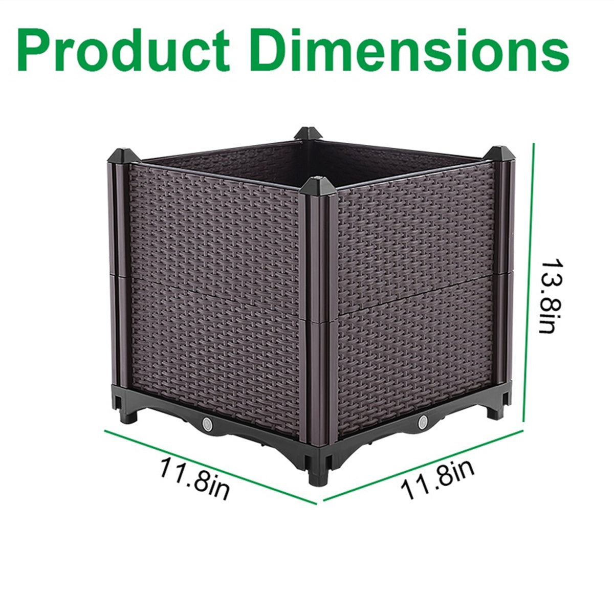 US Local Elevated Garden Flowerpot For Outdoor Plants