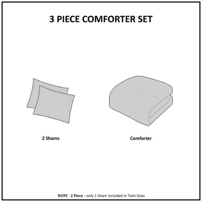 US Local Scotchgard Down  All Season Comforter Set