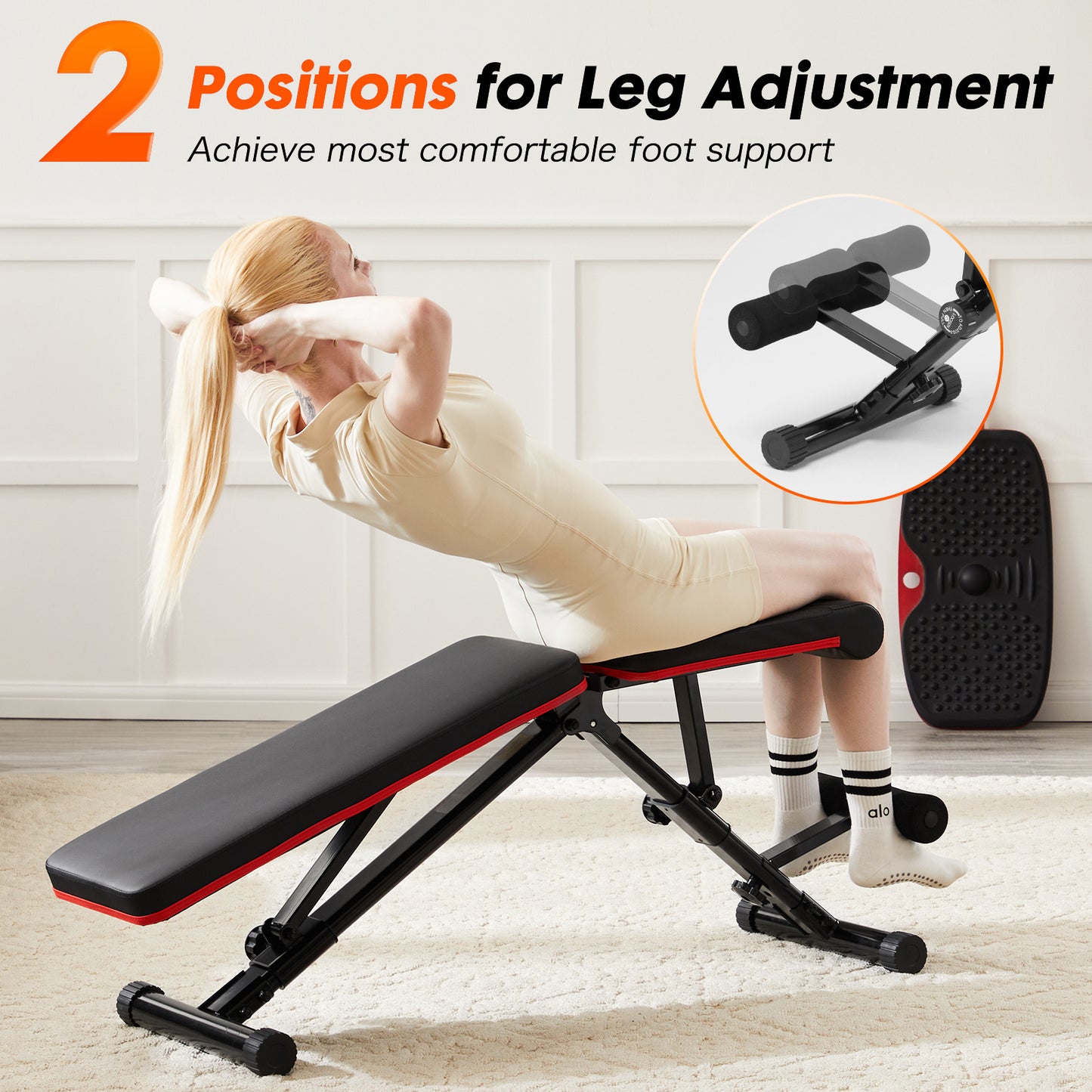 US Local Adjustable Fitness Bench Suitable For Home Gyms