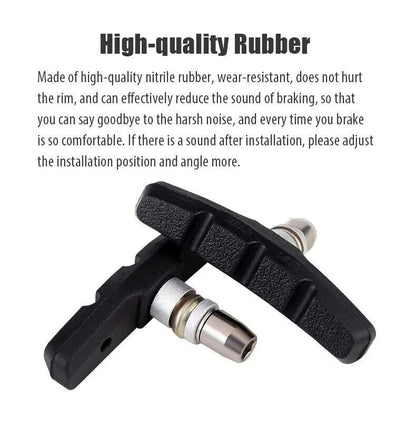 US Local 5 Pairs High Grade Cycling Bicycle Bike V Brake Pads 70mm Shoes Pads Black