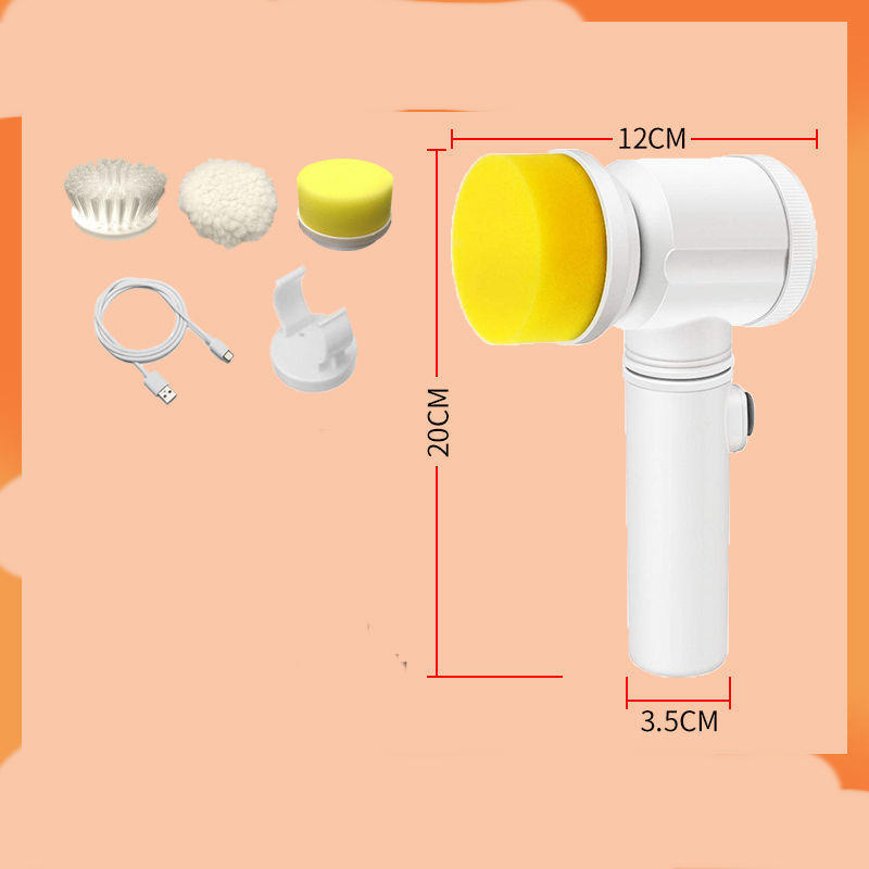 USA Local Kitchen Supplies Multifunctional Brush Electric Scrubber Rechargeable Dishwashing Brush Automatic Range Hood Stove