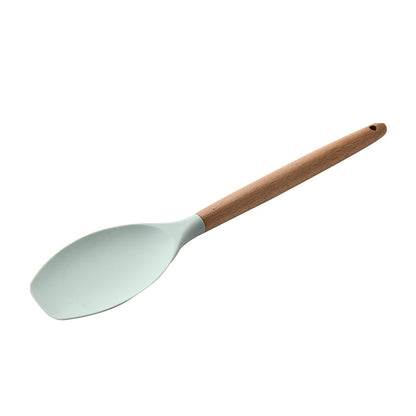 US Local Silicone Kitchenware With Wooden Handle