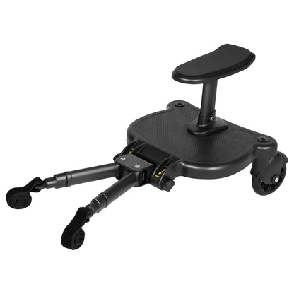 US Local 1Pc 2 In 1 Universal Stroller Board Sit & Stand Buggy Wheeled Board Toddler Stroller Attachment With Detachable Seat For 3-7 Years Old