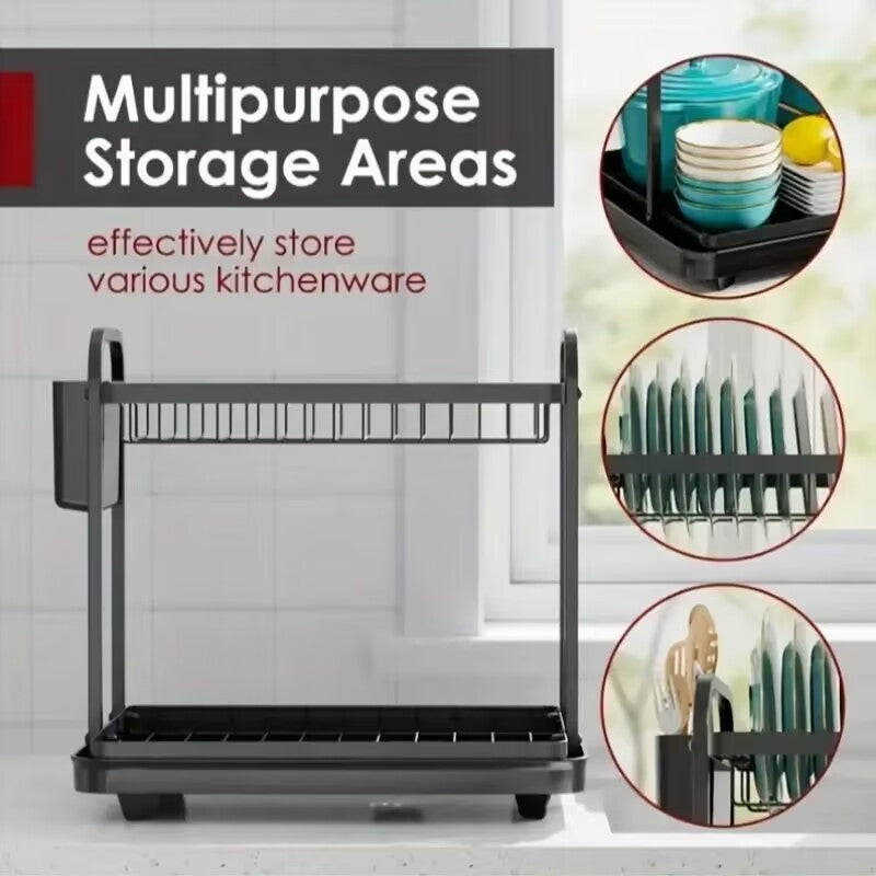 US Local Kitchen Double Drain Rack