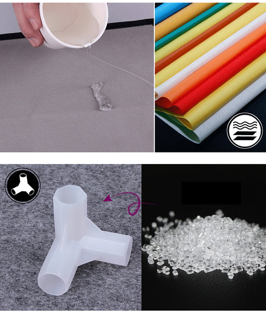 US Local Double Row 9-grid Non-woven Shoe Cabinet Boots In Coffee Color